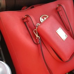 Beautiful Fall bag and wallet